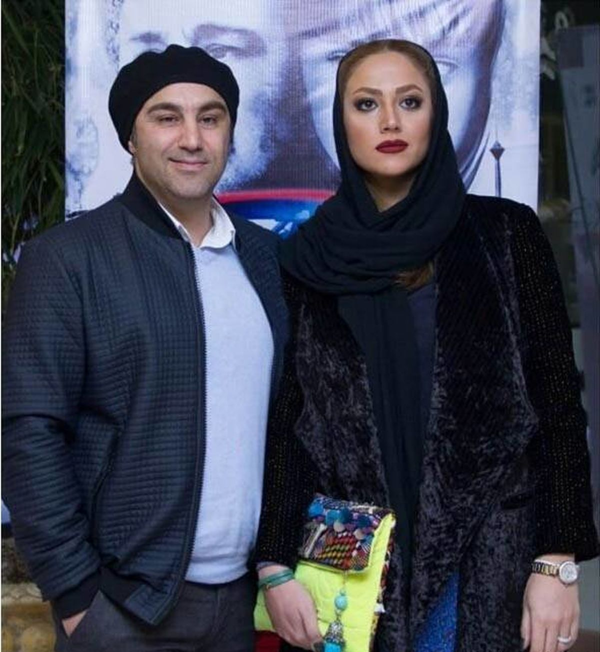 محسن تنابنده و همسرش