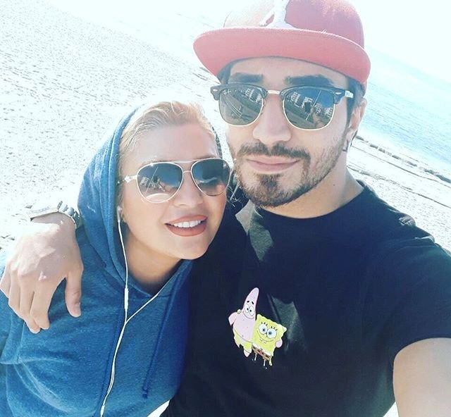 شهرزاد عبدالمجید و خواهر زاده اش یاشار